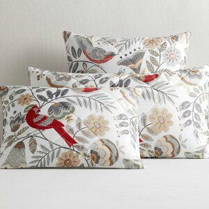 NWT Pottery Barn Jolly Bird King Shams, Set of Two